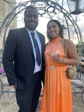 Orange Satin Halter Maxi Dress - Wedding Guest/Vacation Dress